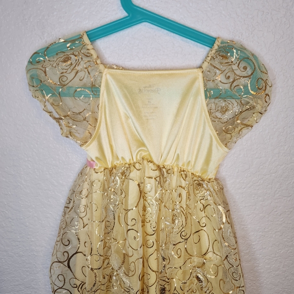 Disney Princess Belle Dress nightgown costume Pajama 3t - Picture 10 of 12